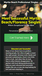 Mobile Screenshot of myrtlebeachprofessionalsingles.com